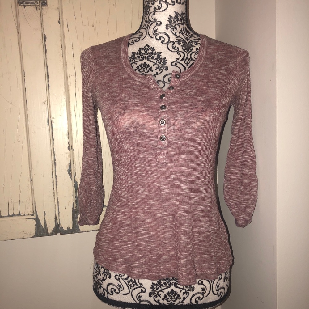 Button down waffle weave Splendid top